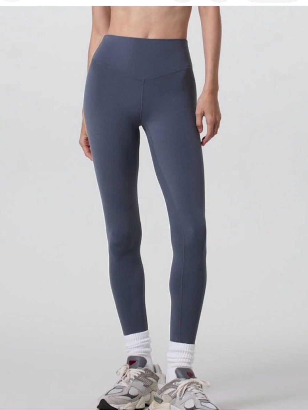 Vuori High-Waist Slate Blue Performance Leggings